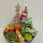 Centro cactus Navidad